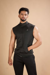 MB-CMS-HALF-SLEEVE-JACKET-BLACK