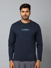 MB ULTRA SOFT FULL SLEEVE T-SHIRT NAVY