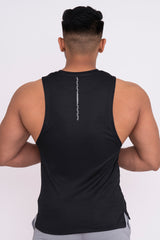 Rudestyle Deep Cut Gym Vest - Black