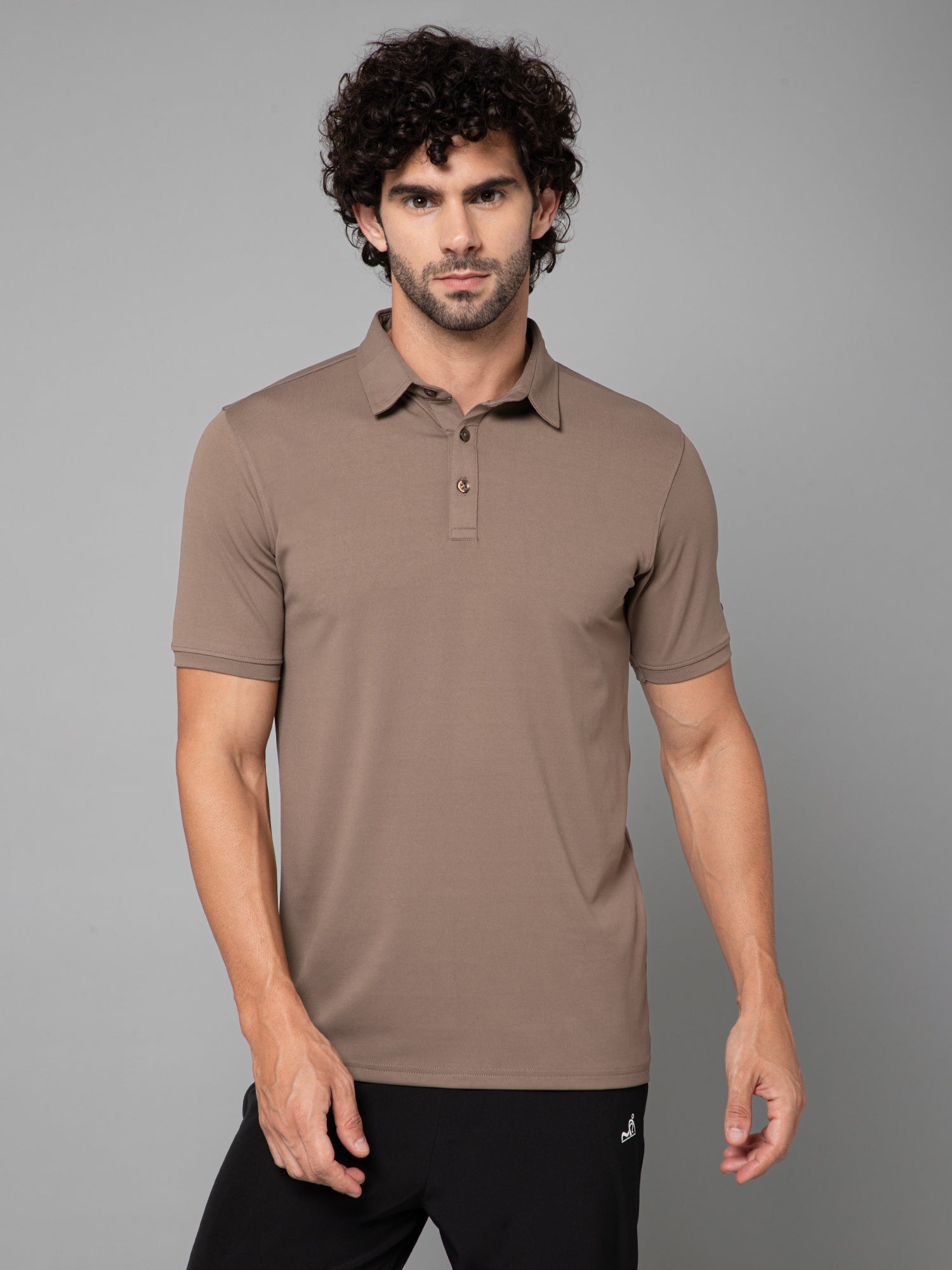 MINIMAL BUZZ SOFT TOUCH POLO T-SHIRT-MUD BROWN – Cruisemax Sports
