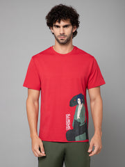 RUDESTYLE ICONIC ANIME T-SHIRT-PERSIAN RED