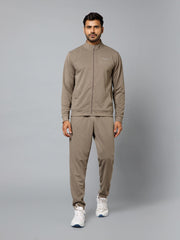 MB RIBBED WINTER CO-ORD TAUPE BROWN