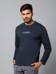 MB ULTRA SOFT FULL SLEEVE T-SHIRT NAVY