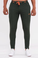 RUDESTYLE POWER TRAINING TRACK PANTS - Olive Green (D)