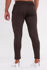 RUDESTYLE POWER TRAINING TRACK PANTS- Coffee Brown (D)