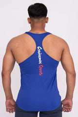 Rocklike Gym Vest Stringer for Men Royal Blue