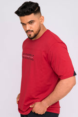 Rudestyle HD oversized T-Shirt - Persian Red