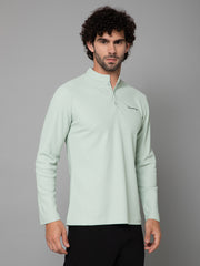 MINIMAL BUZZ THE HENLEY T-SHIRT-PISTA