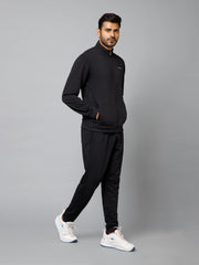 MB RIBBED WINTER CO-ORD BLACK