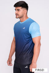 Minimal Buzz Shorts and Ombrey Round Neck T-Shirt