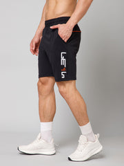 MB ACTIVE BARMUDA SHORTS-BLACK