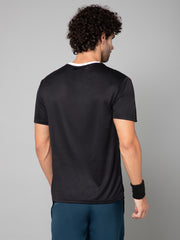 MINIMAL BUZZ STRENGTH MESH BASIC T-SHIRT-BLACK