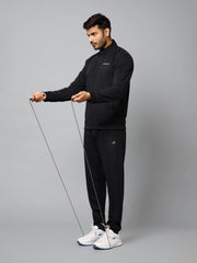 MB RIBBED WINTER CO-ORD BLACK