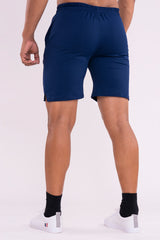 Minimal Buzz Ultra Active wear Shorts-Navy
