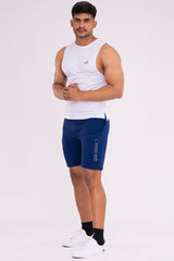 Minimal Buzz Ultra Active wear Shorts-Navy