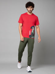 RUDESTYLE CMS CUT & SEW JOGGER-OLIVE