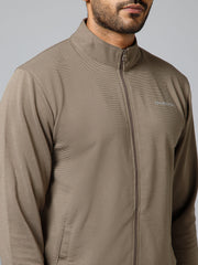 MB RIBBED WINTER CO-ORD TAUPE BROWN