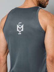 MB CMS POWER GYM VEST-CHARCOAL