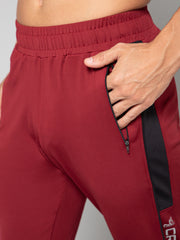 RUDESTYLE CMS CUT & SEW JOGGER-MAROON