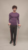 MINIMAL BUZZ CORE COMPRESSION FULL SLEEVE T-SHIRT-PURPLE