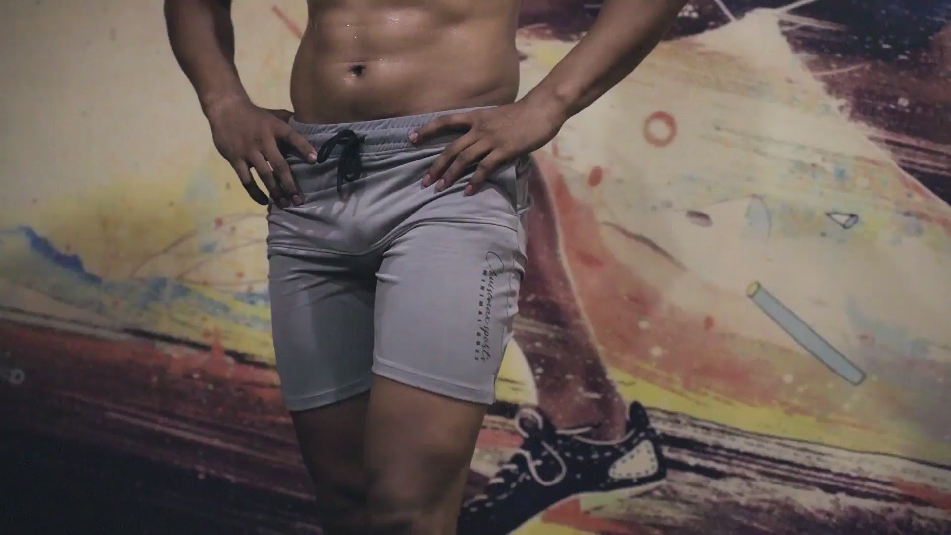 Minimal Buzz Ultra Active wear Shorts-Charcoal