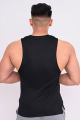 QUIRKY GYM VEST BLACK - KETTLE BELL